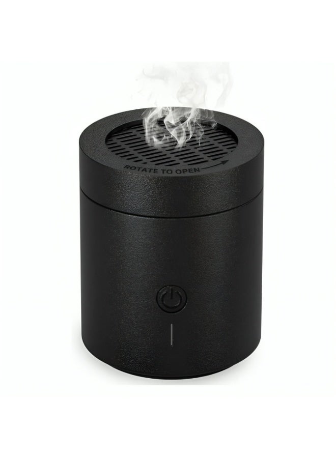 ARABIQO Electric Bakhoor Burner Rechargeable USB – Electronic Medkhan BK-108 Incense Burner, Portable Muslim Aroma Diffuser for Home, Car & Office - Image 1